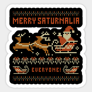 Merry Saturnalia Everyone! Sticker